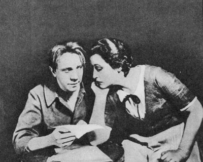 А. Чехов – Юзик и Д. Серв в спектакле «Юзик». Берлин. 1929