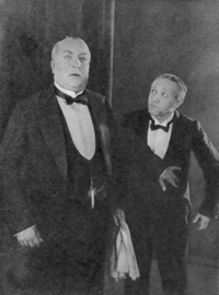 М.А. Чехов и М.М. Климов в кинофильме «Человек из ресторана». 1927
