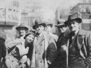 М.А. Чехов с группой артистов своего театра в Париже. 1931